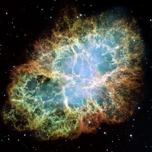 Crab Nebula, the result of a supernova